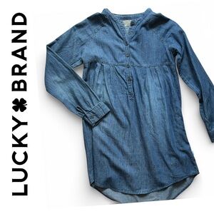 Lucky Brand Kids Blue Denim Dress